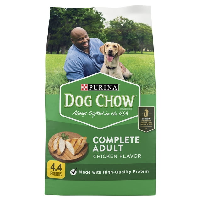 Purina Dog Chow Chicken Flavor Dry Dog Food Complete Adult